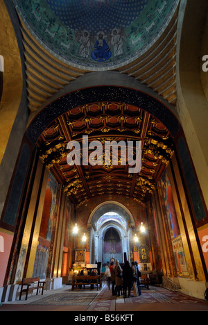 Innenraum der armenischen Kathedrale, eine der schönsten Kirchen in Lemberg, Ukraine. Stockfoto