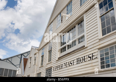 Stenge Haus am Chatham Dockyard Stockfoto