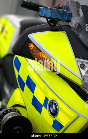 Polizei BMW Motorrad Stockfoto