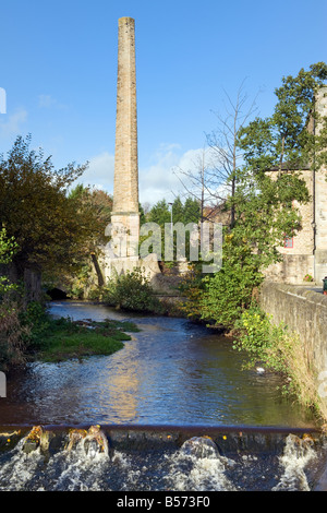 Victoria-Mühle in der Nähe "Leeds und Liverpool" Canal in Skipton "North Yorkshire" England "Great Britain" Stockfoto