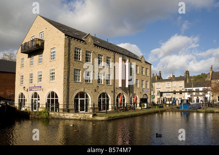 Rochdale Kanal Hebden Bridge Stockfoto