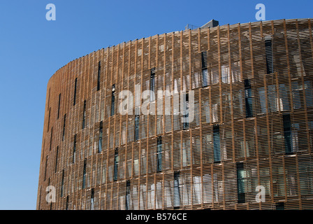 Moderne Gebäude von Barcelona Biomedical Research Park PRBB, Carrer de Trelawny, Barcelona, Katalonien Spanien Stockfoto