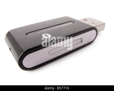 Bluetooth-Stift in einem weißen Hintergrund isoliert Stockfoto