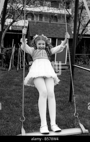 Bonnie Langford Alter von 10 Jahren. Bonnie Langford 10 Jahre als besonders gründlich von den Kritikern in Amerika genannt wurde erreicht Kind prima Stockfoto