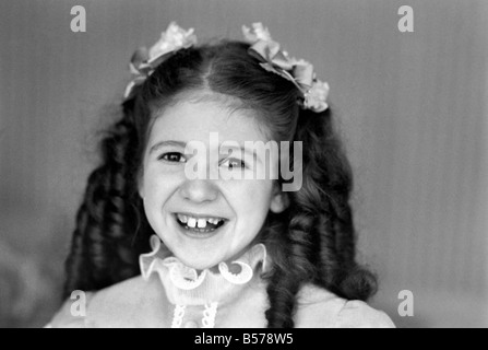 Bonnie Langford Alter von 10 Jahren. Bonnie Langford 10 Jahre als besonders gründlich von den Kritikern in Amerika genannt wurde erreicht Kind prima Stockfoto