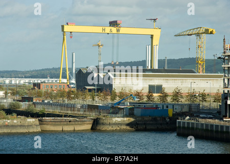 Harland und Wolff Gantry-Kran, Belfast, Nordirland Stockfoto