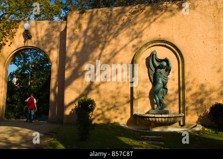 Statue in Jardins de Joan Maragall Park Montjuic in Barcelona-Spanien-Europa Stockfoto