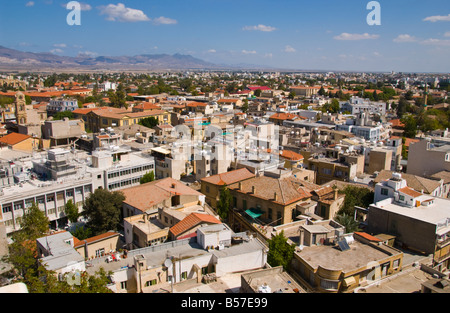 Blick über die Stadt von Nicosia Zypern Südeuropa Stockfoto