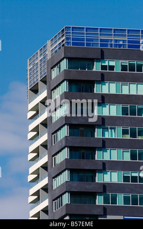 Architektur / A moderne Luxus Apartment Building.Melbourne Victoria Australien. Stockfoto