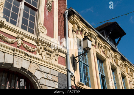 Alte Häuser von Lille (Frankreich) Stockfoto