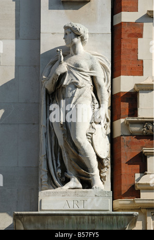 Statue der Kunst, New Bond Street, London Stockfoto
