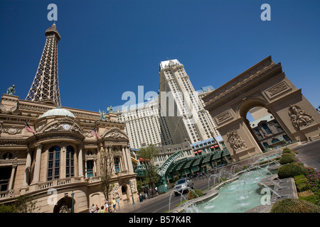 Paris Hotel and Casino, Las Vegas, Nevada, USA Stockfoto