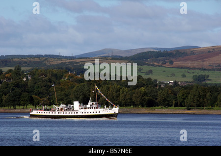 MV Balmoral Kreuzfahrt Fluss hinauf in den Firth of Clyde Stockfoto