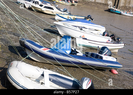 Padstow-Boote Stockfoto