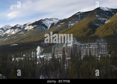 Fairmont Banff Springs in Banff, Alberta, Kanada, Nordamerika Stockfoto