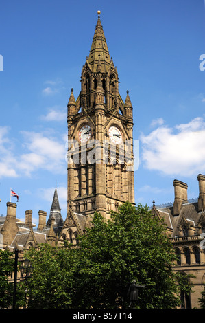 Rathaus, Albert Square, Manchester, England, Vereinigtes Königreich, Europa Stockfoto