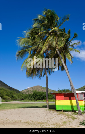 Turtle Beach, auf der südöstlichen Halbinsel, St. Kitts, Leeward-Inseln, West Indies, Karibik, Mittelamerika Stockfoto