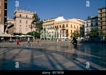 Plaza De La Virgen (Virgen Platz), Valencia, Spanien, Europa Stockfoto