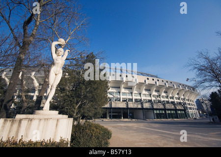 Arbeitnehmer-Stadion Austragungsort der Olympischen Spiele, Sanlitun, Peking, China, Asien Stockfoto