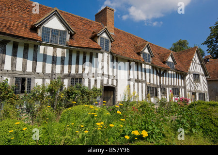 Palmers-landwirtschaftliches Gebäude am Mary Ardens Hof, Wilmcote, Stratford in Warwickshire, England Stockfoto