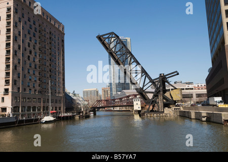 Chicago River, Chicago, Illinois, Vereinigte Staaten von Amerika, Nordamerika Stockfoto