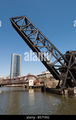 Chicago River, Chicago, Illinois, Vereinigte Staaten von Amerika, Nordamerika Stockfoto