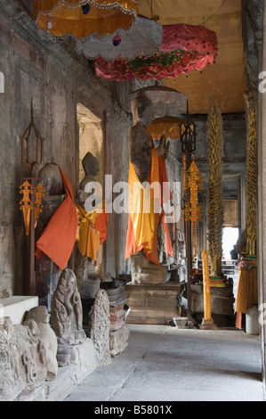 Angkor Wat Tempel, 12. Jahrhundert Khmer, Angkor, UNESCO-Weltkulturerbe, Siem Reap, Kambodscha, Indochina, Südostasien, Asien Stockfoto