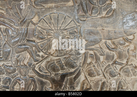 Angkor Wat Tempel, 12. Jahrhundert Khmer, Angkor, UNESCO-Weltkulturerbe, Siem Reap, Kambodscha, Indochina, Südostasien, Asien Stockfoto