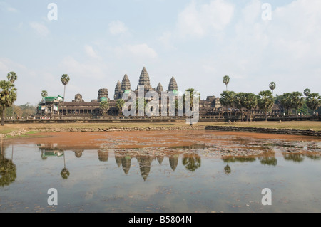 Angkor Wat Tempel, 12. Jahrhundert Khmer, Angkor, UNESCO-Weltkulturerbe, Siem Reap, Kambodscha, Indochina, Südostasien, Asien Stockfoto