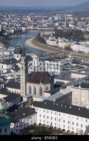 Blick von der Festung Hohensalzburg, Salzburg, Österreich, Europa Stockfoto