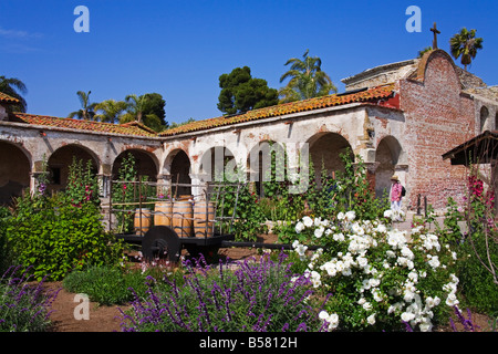 Mission San Juan Capistrano, Orange County, California, Vereinigte Staaten von Amerika, Nordamerika Stockfoto