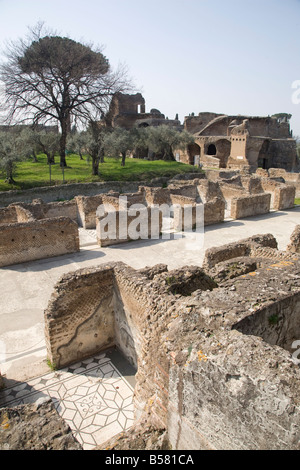 Hadrians Villa, UNESCO-Weltkulturerbe, Tivoli, in der Nähe von Rom, Latium, Italien, Europa Stockfoto