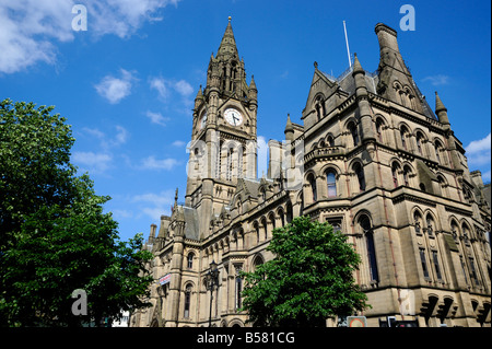 Rathaus, Albert Square, Manchester, England, Vereinigtes Königreich, Europa Stockfoto