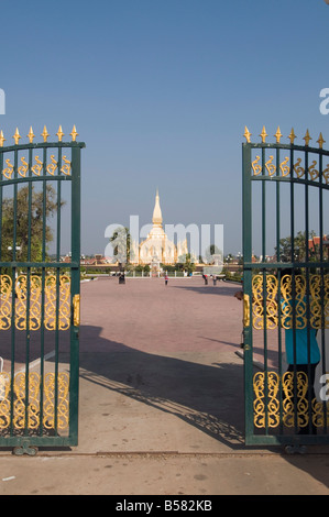 Pha, die Luang, Vientiane, Laos, Indochina, Südostasien, Asien Stockfoto