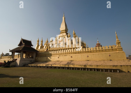 Pha, die Luang, Vientiane, Laos, Indochina, Südostasien, Asien Stockfoto