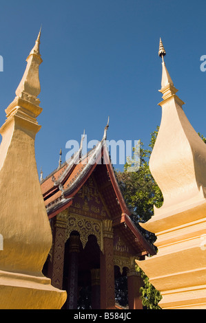 Buddhistische Tempel, Luang Prabang, Laos, Indochina, Südostasien, Asien Stockfoto