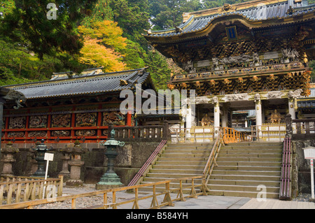 Yomei-Mon (Tor der Sonne), Tosho-gu Schrein, Nikko, zentralen Honshu (Chubu), Japan, Asien Stockfoto