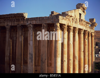 Tempel des Bacchus, Baalbek, UNESCO World Heritage Site, Libanon, Naher Osten Stockfoto