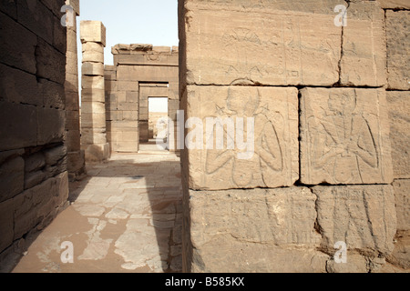 Der Tempel des Amun, eines der meroitischen Tempel Naqa, Sudan, Afrika Stockfoto