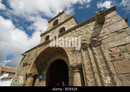 Die Kapelle von La Balbanera, südwestlich von Riobamba, Provinz Chimborazo in Ecuador, Südamerika Stockfoto