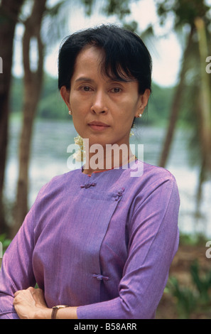 Aung San Suu Kyi zu Hause, Rangun, Myanmar (Burma) Stockfoto