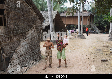 Dorf Leben, Kambodscha, Indochina, Südost-Asien Stockfoto