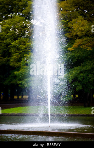 Ein Brunnen im Yoyogi Park in Tokio, Japan. Stockfoto