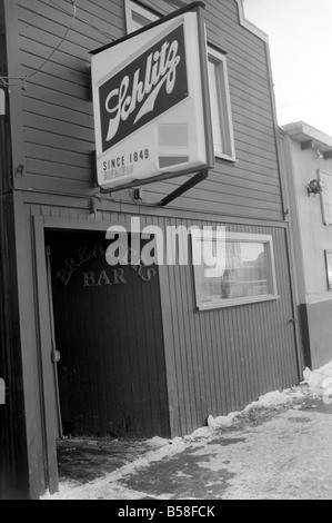 Prudhoe Bay, Alaska. April 1977 77-02128-007 Stockfoto