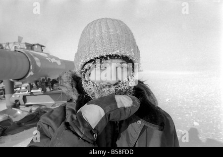 Prudhoe Bay, Alaska. April 1977 77-02128-016 Stockfoto