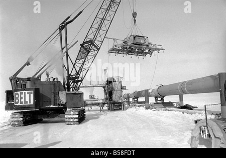 Prudhoe Bay, Alaska. April 1977 77-02128-025 Stockfoto