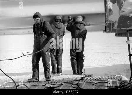 Prudhoe Bay, Alaska. April 1977 77-02128-030 Stockfoto