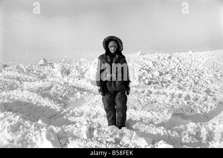 Prudhoe Bay, Alaska. April 1977 77-02128-035 Stockfoto