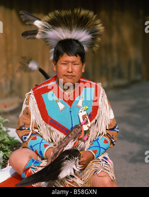 Native American Calgary Alberta Kanada Nordamerika Stockfoto