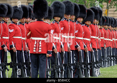 Ändern der Guard Zeremonie, Parliament Hill, Ottawa, Ontario, Kanada, Nordamerika Stockfoto